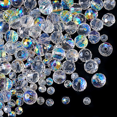 120Pcs 4 Styles Electroplate Glass Beads EGLA-TADJ0001-13A-1