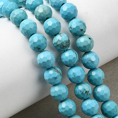 Natural Magnesite Beads Strands G-P598-E-6mm-05-1