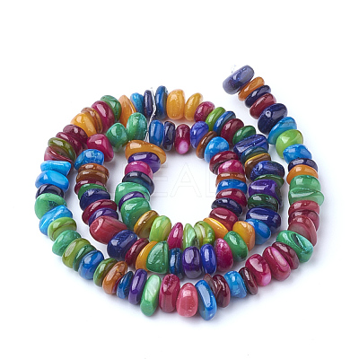 Natural Freshwater Shell Beads Strands SHEL-Q008-96-1