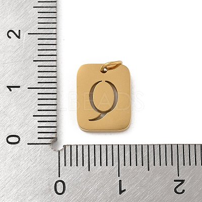 304 Stainless Steel Charms LS-STAS-R001-01G-Q-1