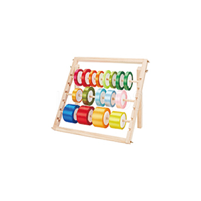Wooden Ribbon Storage Rack ODIS-WH0086-127-1