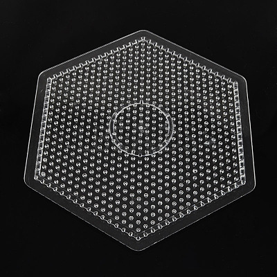 Hexagon ABC Pegboards used for 5x5mm DIY Fuse Beads DIY-S002-24-1