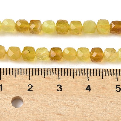 Natural Yellow Opal Beads Strands G-R013-C01-1
