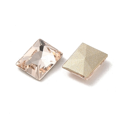 Glass Rhinestone Cabochons RGLA-P037-12B-D261-1