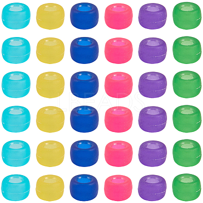 800Pcs Transparent Plastic Beads KY-SP0001-57-1