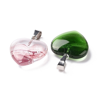 Handmade Lampwork Pendants X1-LAMP-K036-001-1