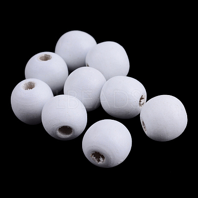 Dyed Natural Wood Beads X-WOOD-S662-18x20mm-13-1