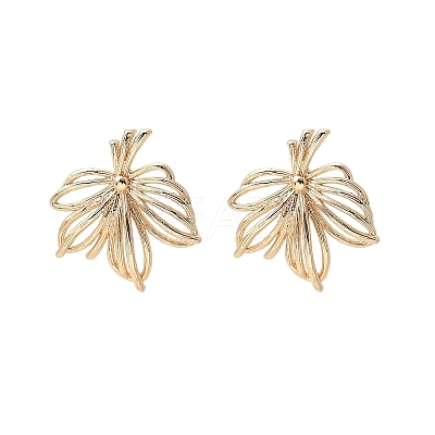 Brass Stud Earrings Finding for Women LS-KK-A244-12G-1