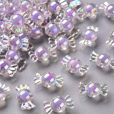 Transparent Acrylic Beads TACR-S152-03B-SS2114-1