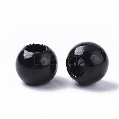 ABS Plastic Imitation Pearl European Beads MACR-R530-12mm-A40-1