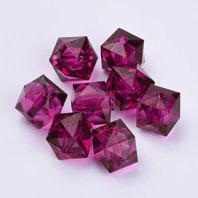 Transparent Acrylic Beads TACR-Q259-10mm-V65-1
