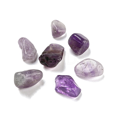 Natural Amethyst Chip Beads X-G-M364-12B-1