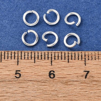 Brass Open Jump Rings KK-G604-08S-25-1