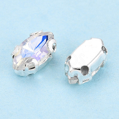 Sew on Rhinestone Montee Beads KK-T071-02D-1