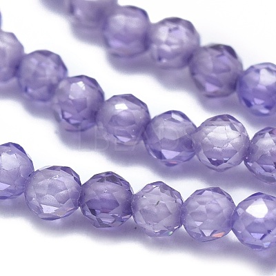 Cubic Zirconia Beads Strands G-G792-47-03A-1