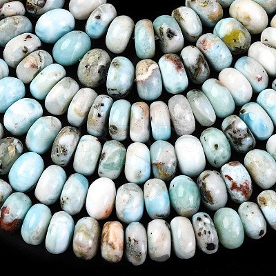 Natural Larimar Beads Strands G-H004-A01-02-1