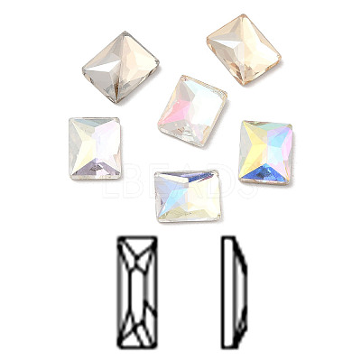 K9 Glass Rhinestone Cabochons RGLA-N002-09B-1