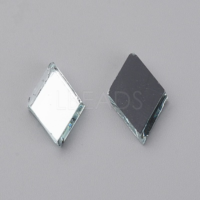Rhombus Glass Mosaic Cabochons GLAA-WH0022-76-1