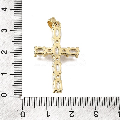 Brass Pave Cubic Zirconia Pendants CU-CBAE7DF-11G-A02-1