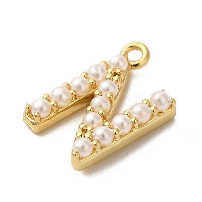 Plastic Imitation Pearl Pendants KK-P230-17G-N-1