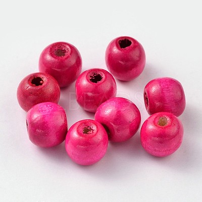 Natural Maple Wood Beads TB12mmY-2-1