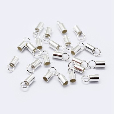 925 Sterling Silver Cord Ends STER-F036-21S-3mm-1