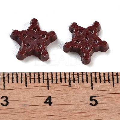 Luminous Resin Imitation Chocolate Decoden Cabochons RESI-K036-28C-02-1