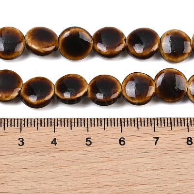 Vintage Style Glazed Porcelain Beads PORC-B002-12-04-1