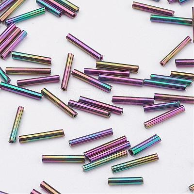 Glass Bugle Beads SEED-E001-9mm-83#-1