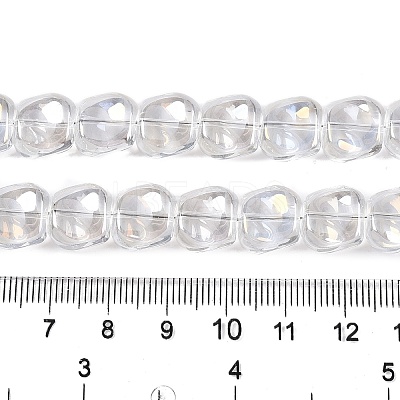 Electroplate Glass Beads Strands EGLA-N012-07A-1