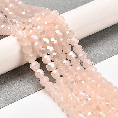 Imitation Jade Glass Beads Stands EGLA-A035-J6mm-B08-1