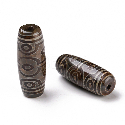 Tibetan Style dZi Beads TDZI-E004-12-1