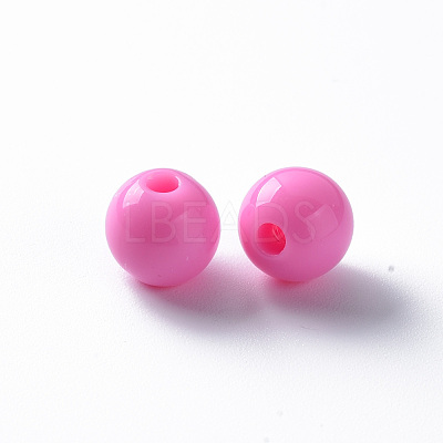 Opaque Acrylic Beads MACR-S370-C8mm-M1-1
