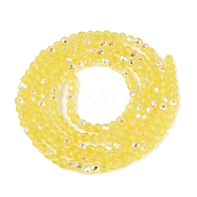 Transparent Glass Beads Strands LS-EGLA-N028-01A-A08-1