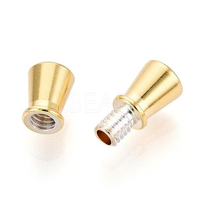 925 Sterling Silver Screw Clasps STER-T008-50G-01-1