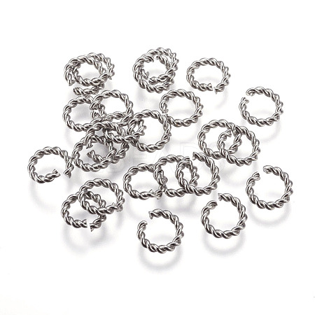 Tarnish Resistant 304 Stainless Steel Jump Rings STAS-I102-08-1