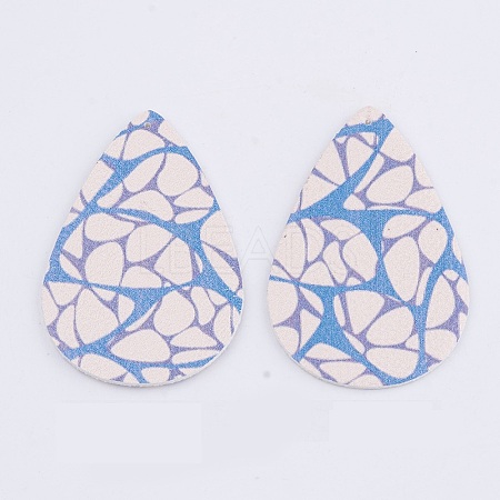 PU Leather Big Pendants FIND-T020-003L-1