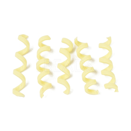 Handmade Polymer Clay Spiral Beads FIND-Q122-01B-1