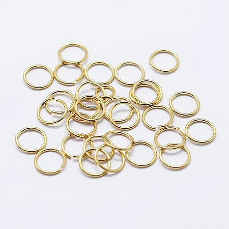 925 Sterling Silver Open Jump Rings STER-F036-02G-1x4mm-1