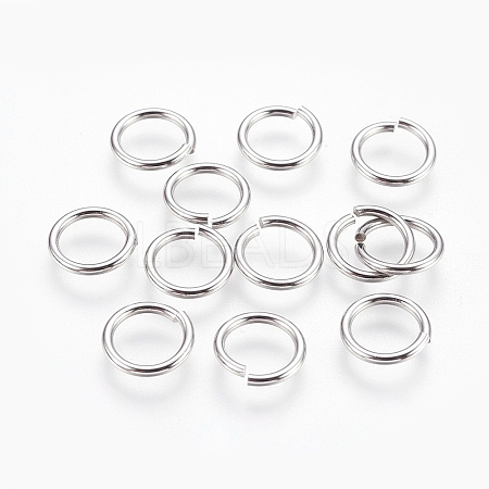 Tarnish Resistant 304 Stainless Steel Saw Cut Open Jump Rings STAS-P212-24P-01-1