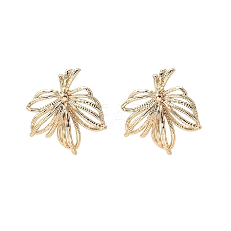 Brass Stud Earrings Finding for Women LS-KK-A244-12G-1