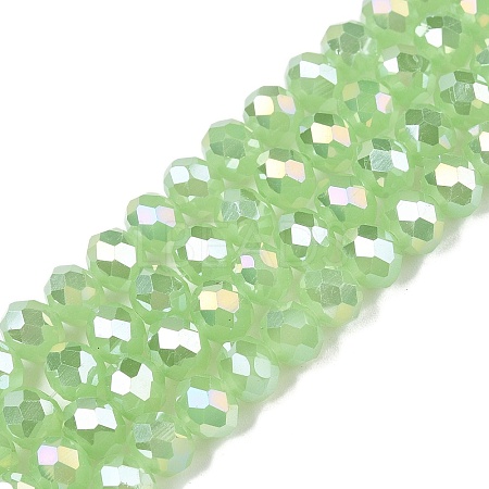 Electroplate Glass Beads Strands LS-EGLA-A044-J6mm-B08-1