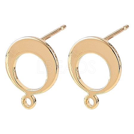 SHEGRACE Brass Stud Earring Findings XGRQ64512-853G-1