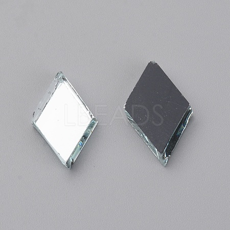 Rhombus Glass Mosaic Cabochons GLAA-WH0022-76-1