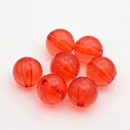 Transparent Acrylic Beads TACR-P053-8mm-26K-1