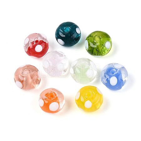 Handmade Lampwork Beads Strands LAMP-N036-11A-01-1