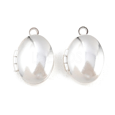 Oval Brass Locket Pendants LS-KK-K414-12E-S-1