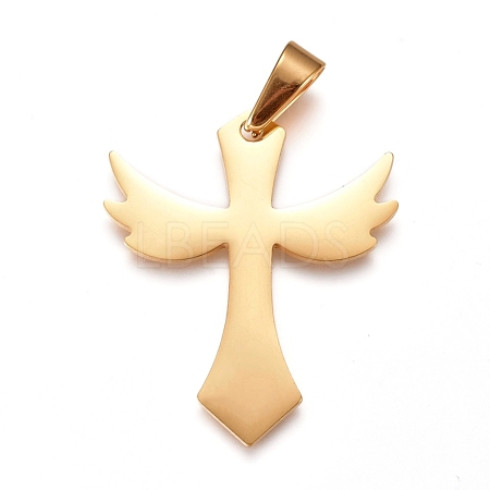 304 Stainless Steel Pendants STAS-I135-02G-1