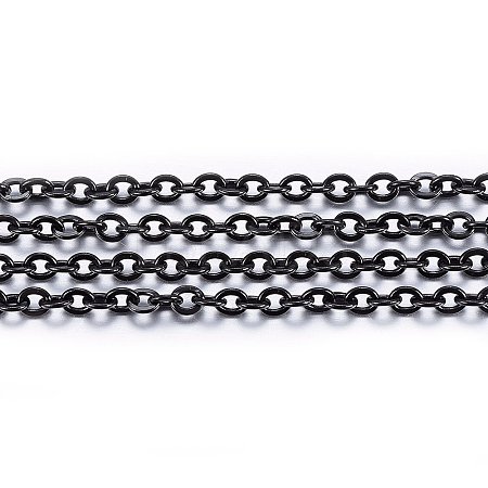 Handmade 304 Stainless Steel Cable Chains STAS-P213-03B-02-1