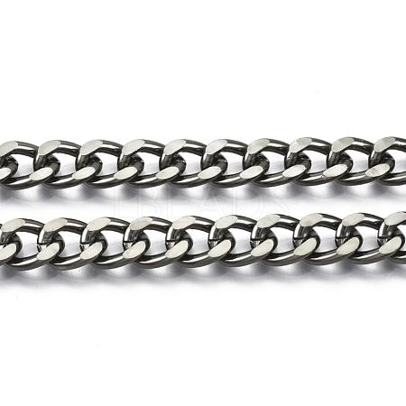 Unwelded Aluminum Curb Chains CHA-S001-117A-1